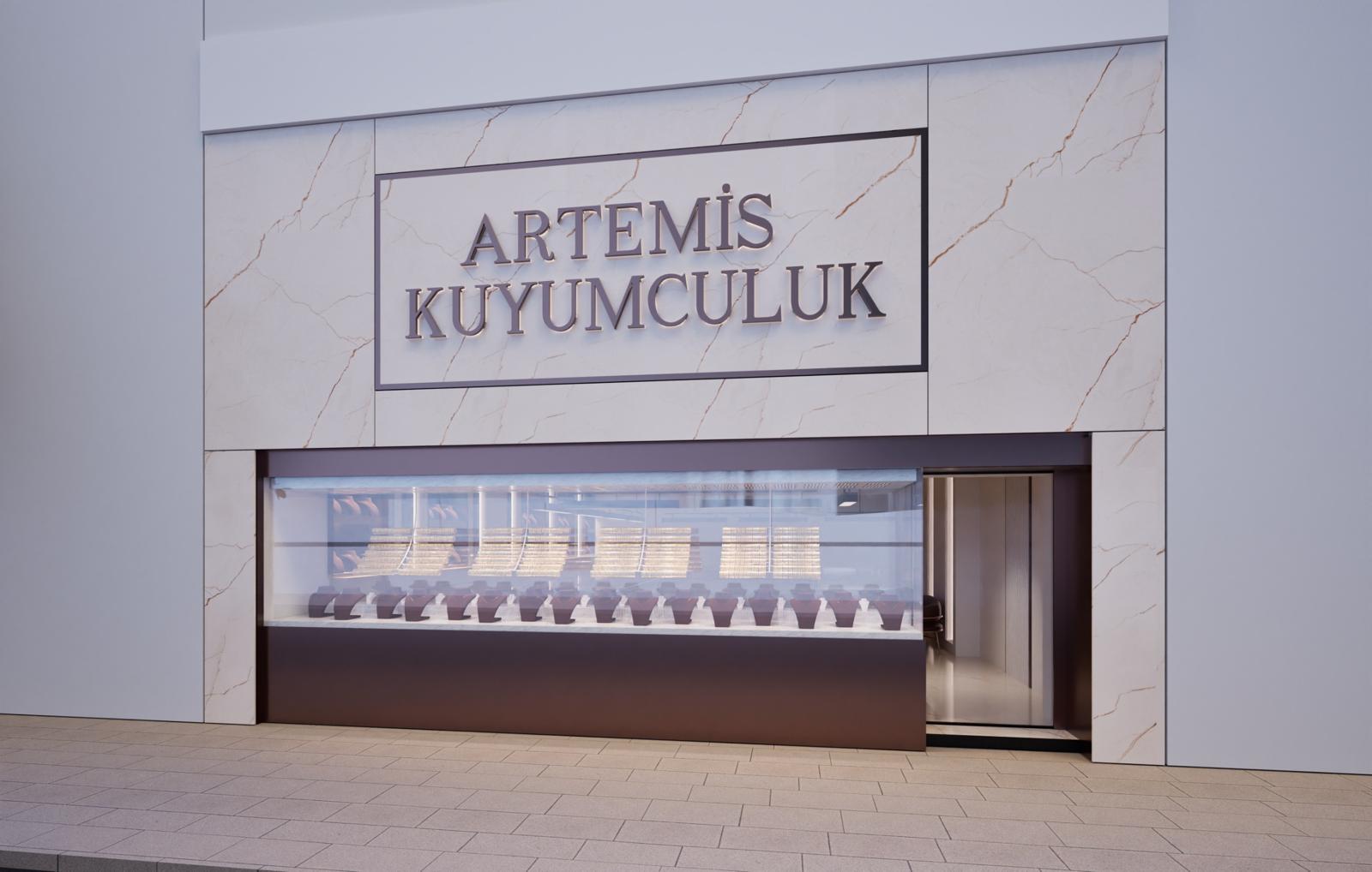 Kuyumcu mağazası mimari tasarımı